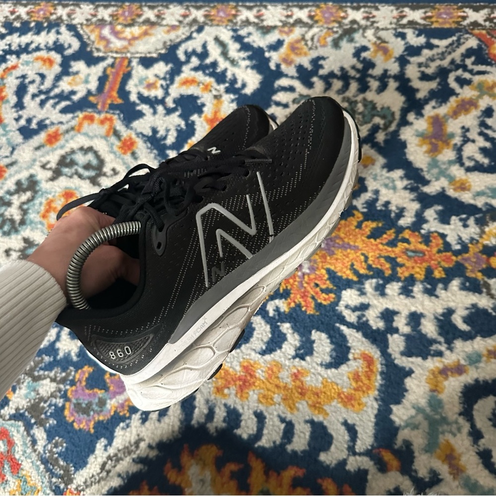 New Balance FF X 860 V13 Shoes Unisex M 8 W 9.5 B Black Running Walking Sneakers